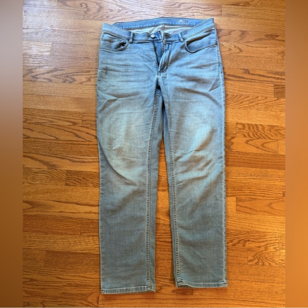 Faherty Men's Light Blue Jeans 33